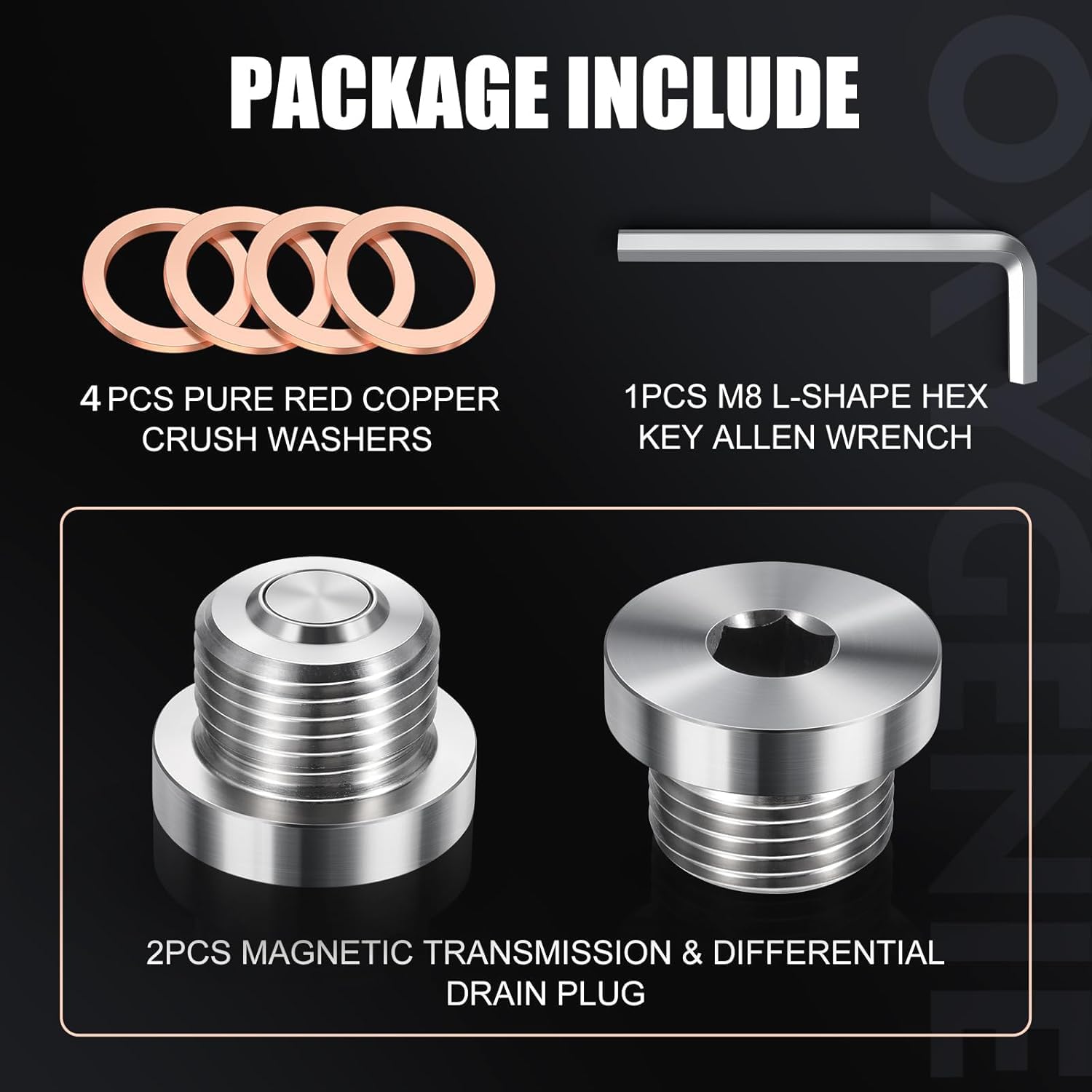 OxyGenie Polaris-compatible front differential plug on ATV/UTV