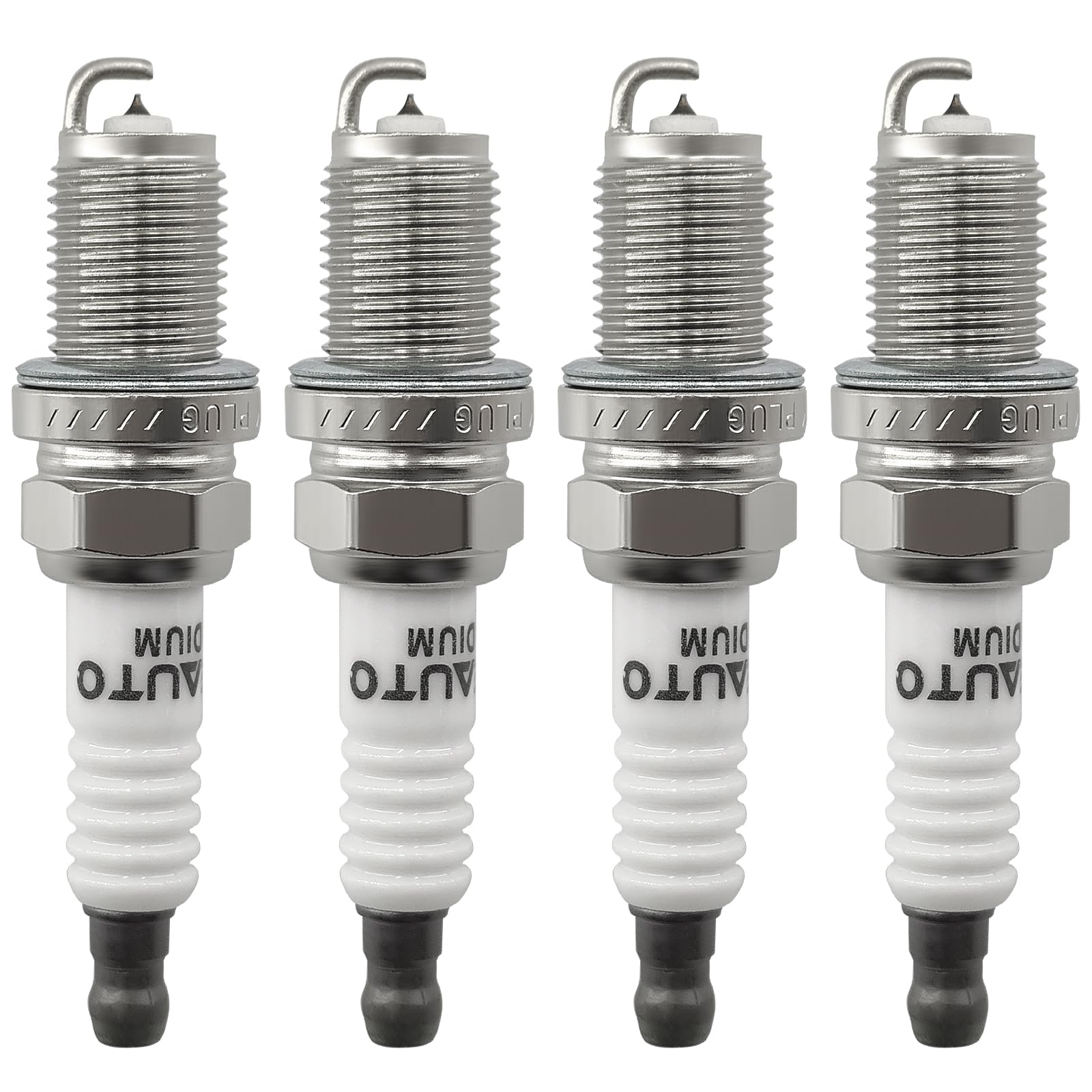 OYEAUTO iridium spark plugs close-up highlighting premium electrodes for durable ignition.