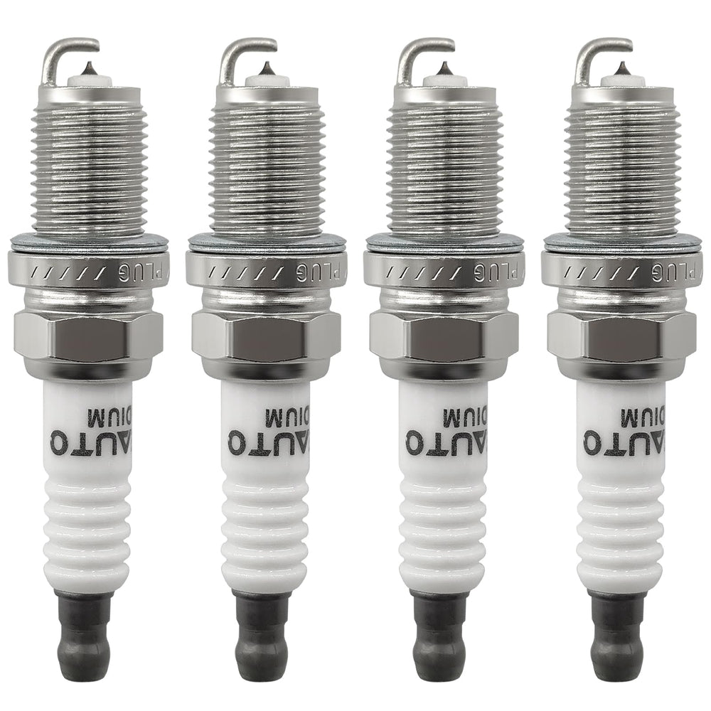 OYEAUTO iridium spark plugs close-up highlighting premium electrodes for durable ignition.