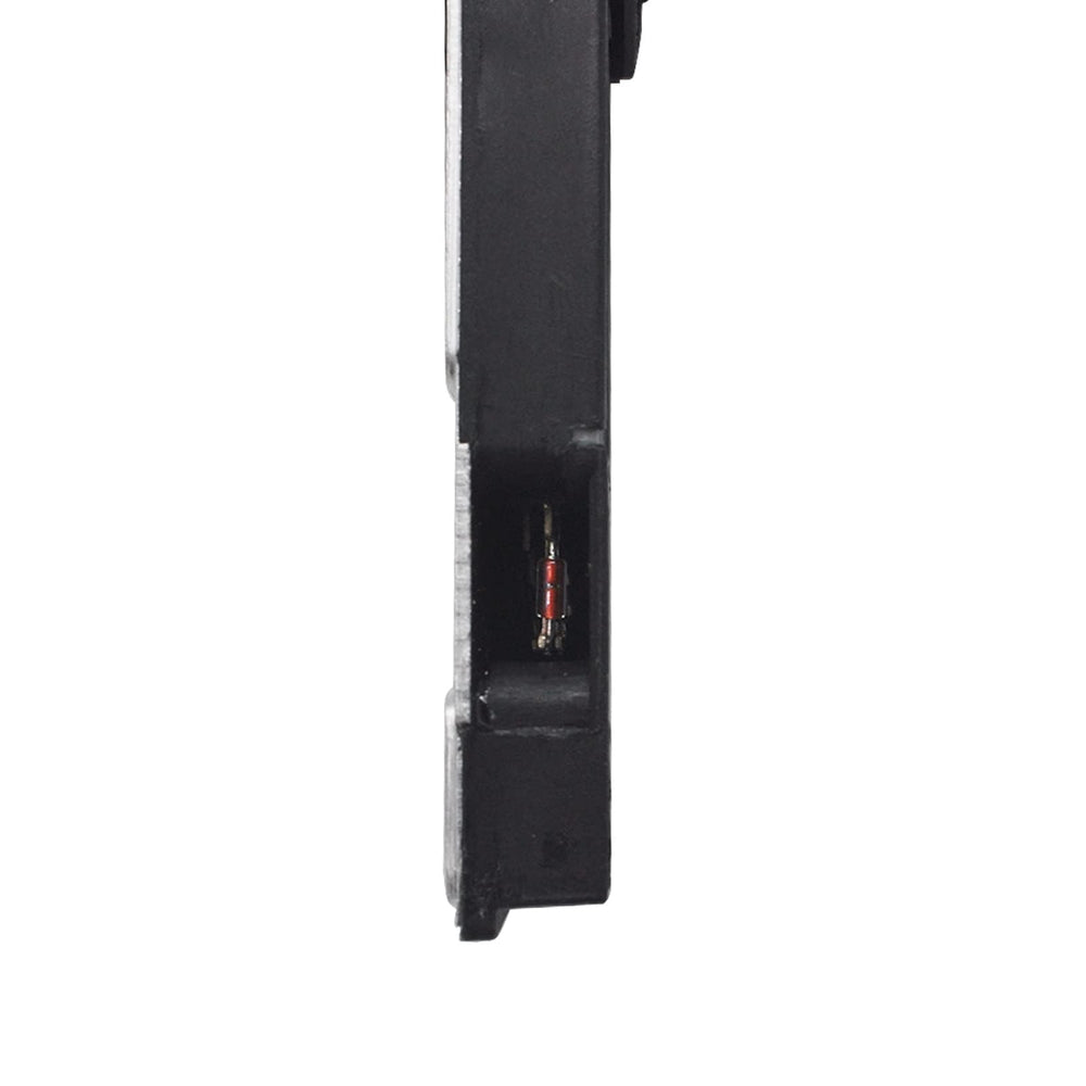 OYEAUTO MAF sensor compatibility-label shows broad vehicle coverage and fit verification.