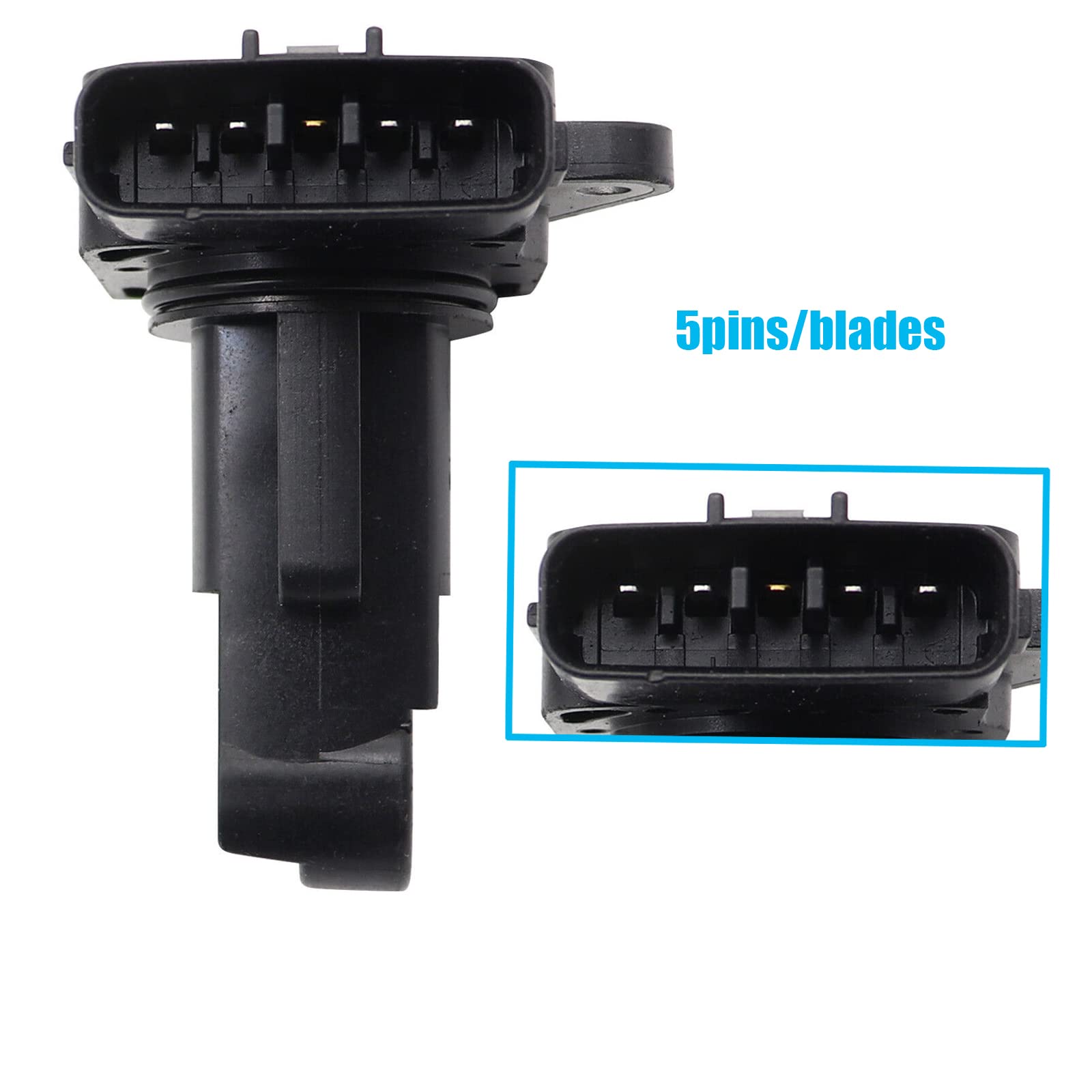 OYEAUTO MAF sensor connectors and pin assembly for secure connection.