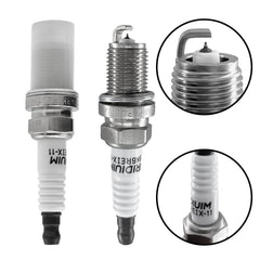 OYEAUTO spark plugs compatibility chart showing broad vehicle coverage.