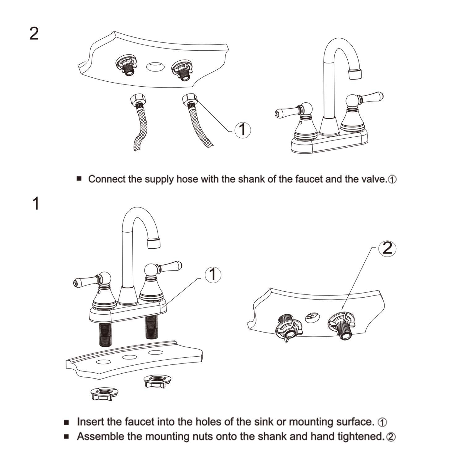 OYMOV brushed nickel faucet in RV cabin adds a clean modern touch.