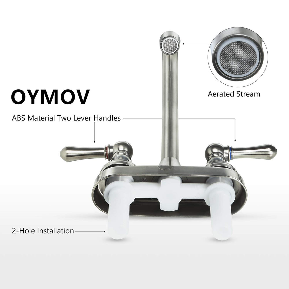 OYMOV ABS material close-up shows durable non-metallic construction for RV life.