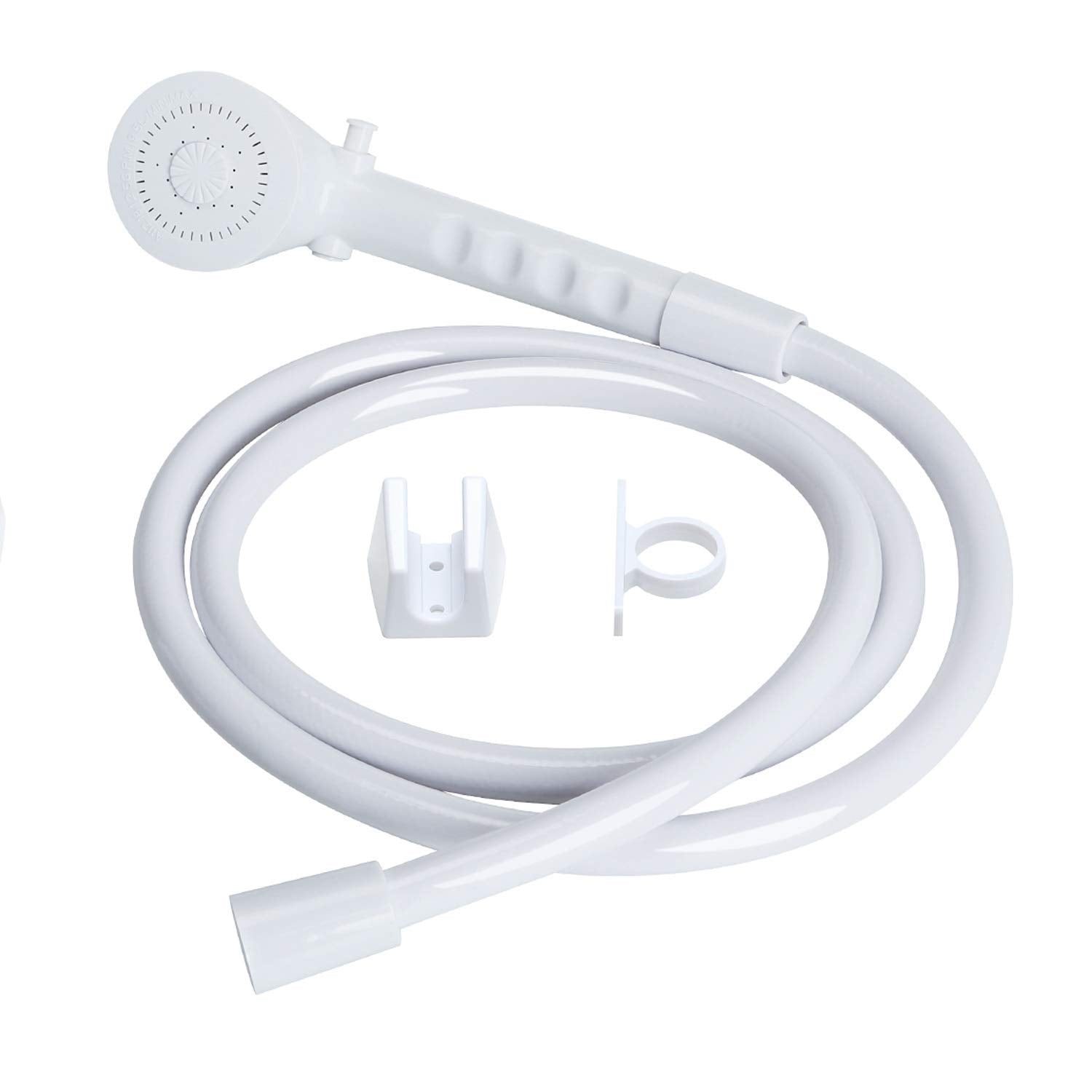 OYMOV RV shower head with pause function for water-efficient outdoor showers.