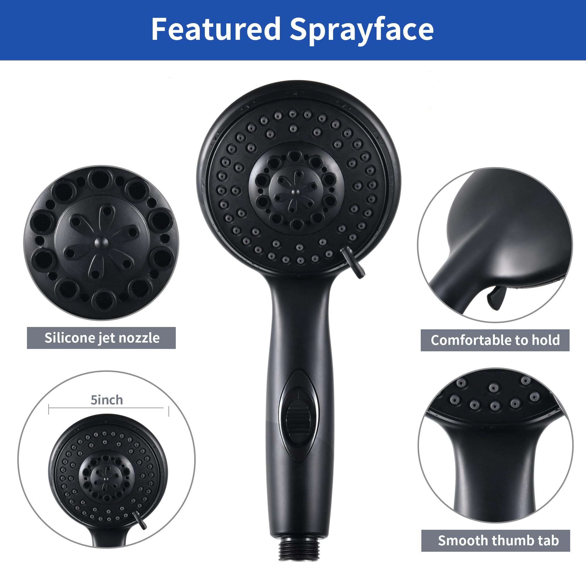 OYMOV easy-clean sprayface resists mineral buildup