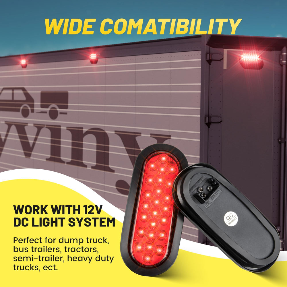 Oyviny 12V DC compatibility suits trailers, buses, and heavy-duty trucks.
