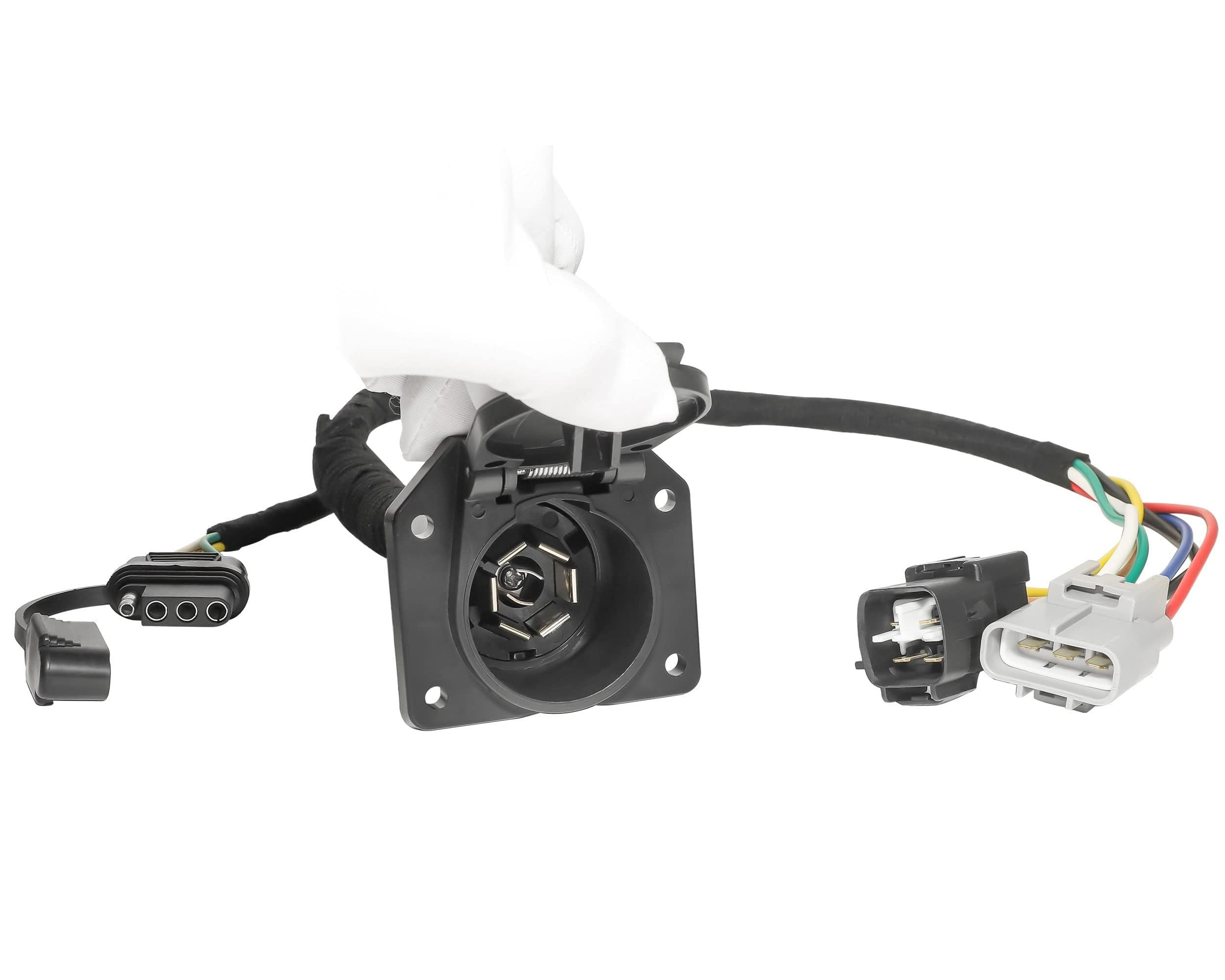 Oyviny 4 pin and 7 pin compatibility showcased for reliable trailer lighting.