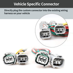 Oyviny 4 flat connector with dust cover protects wiring
