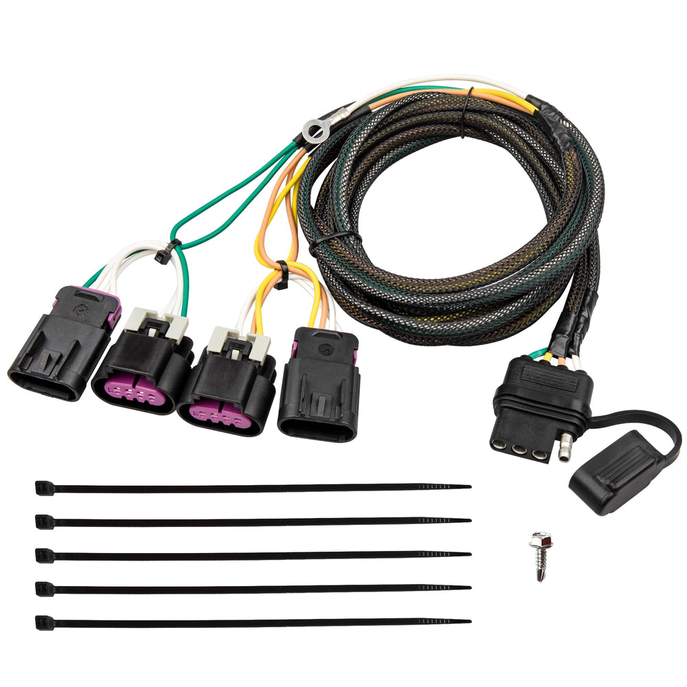 Oyviny 4-pin 56094 trailer harness connector closeup illustrates durable plug and corrosion resistance.
