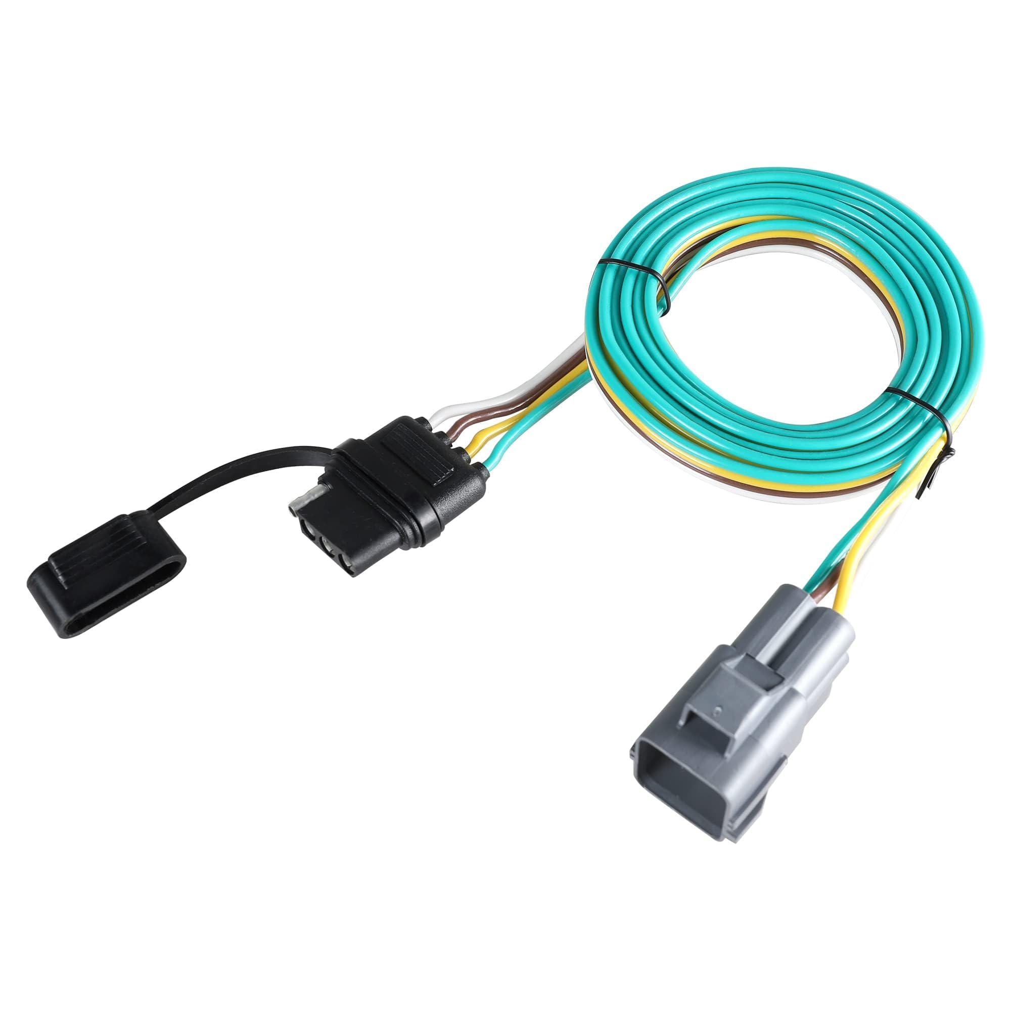Oyviny 4-pin trailer harness connection with plug-and-play setup