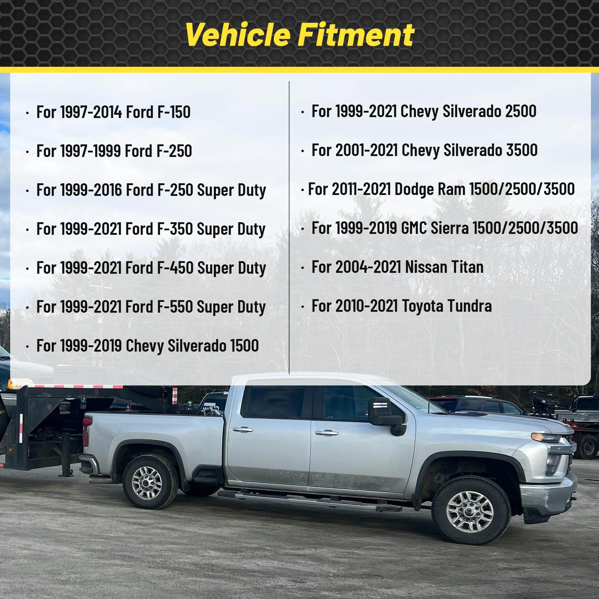 Oyviny 5th-wheel gooseneck extension connection provides extra trailer outlet for versatile towing.