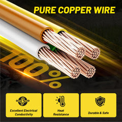 Oyviny black nylon loom protects wiring for long-lasting towing readiness.