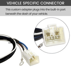 Oyviny brake controller adapter for Toyota Tacoma, rugged harness for reliable towing