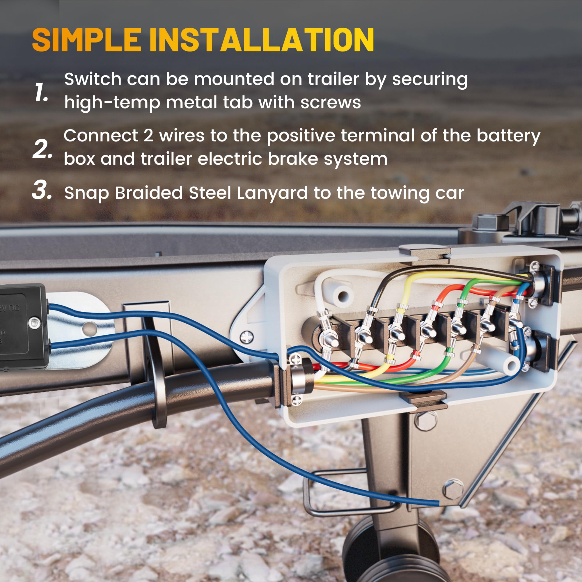 Oyviny high-temp mounting tab ensures solid attachment to the trailer