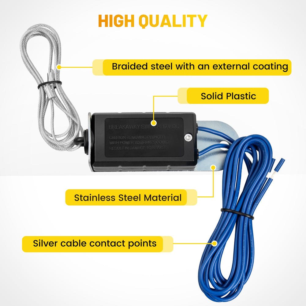 Oyviny 4 ft cable arrangement simplifies wiring to battery and brake wires