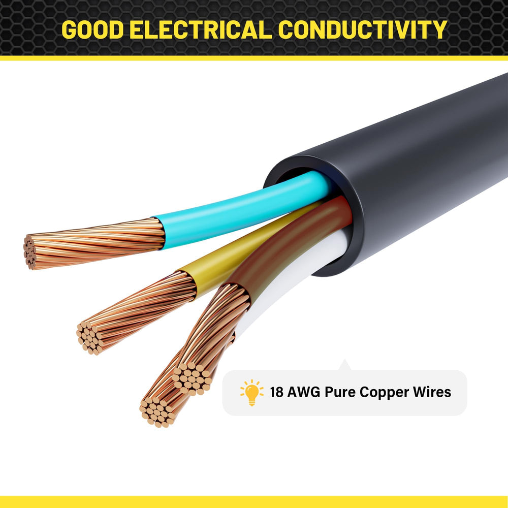 OyViny color-coded wiring simplifies trailer wiring for lights and signals.