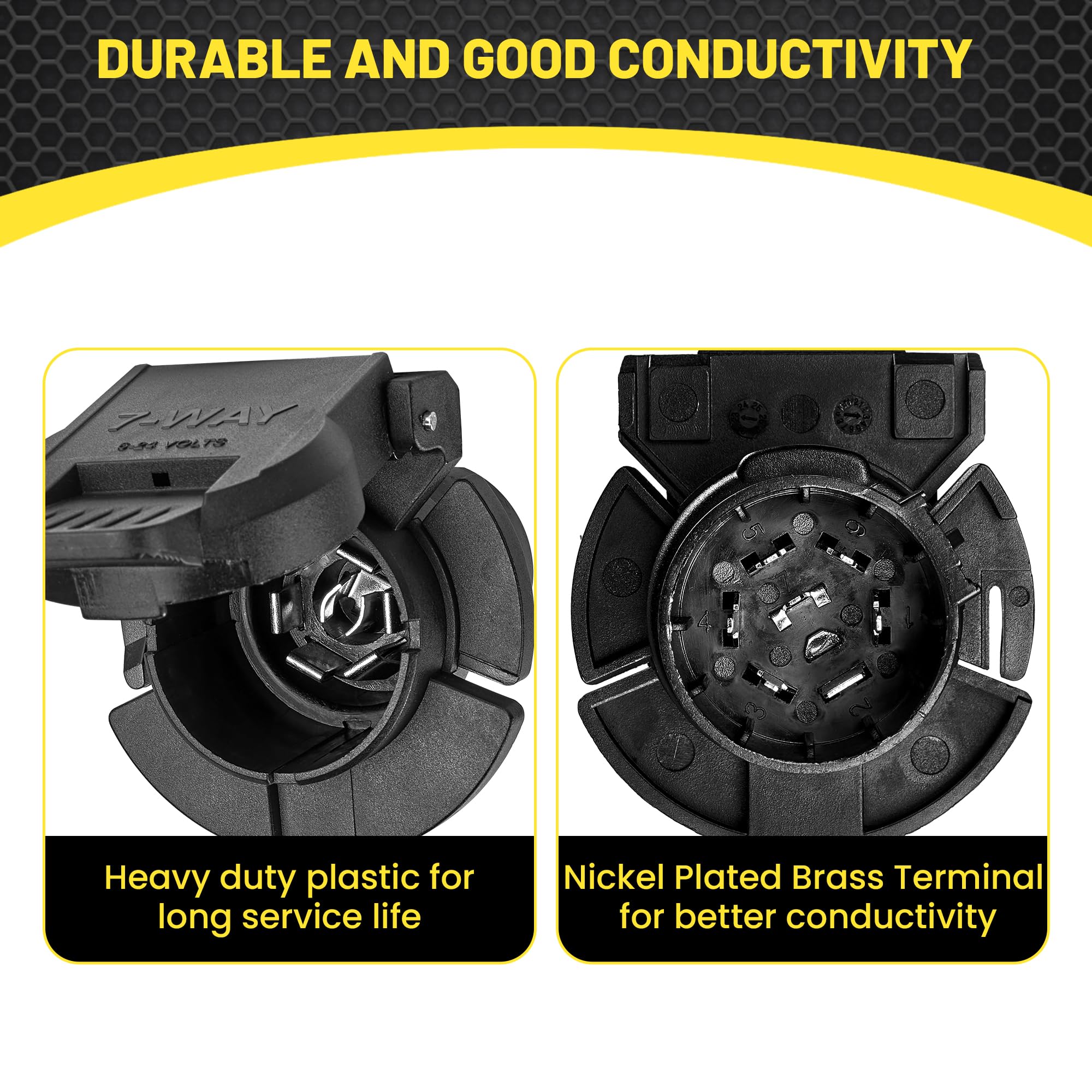 Oyviny compatible with Ford, Nissan and GM tow packages.