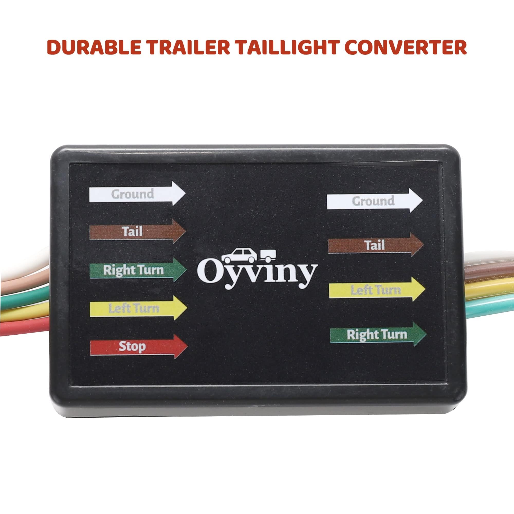 Oyviny durable ABS plastic housing for long-lasting trailer adapter use