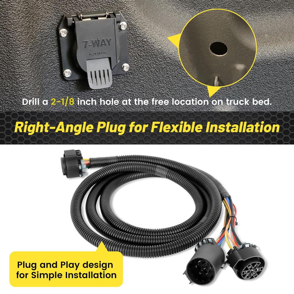 Oyviny dust-cover protects the 7-pin connector from dust and water.
