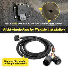 Oyviny dust-cover protects the 7-pin connector from dust and water.