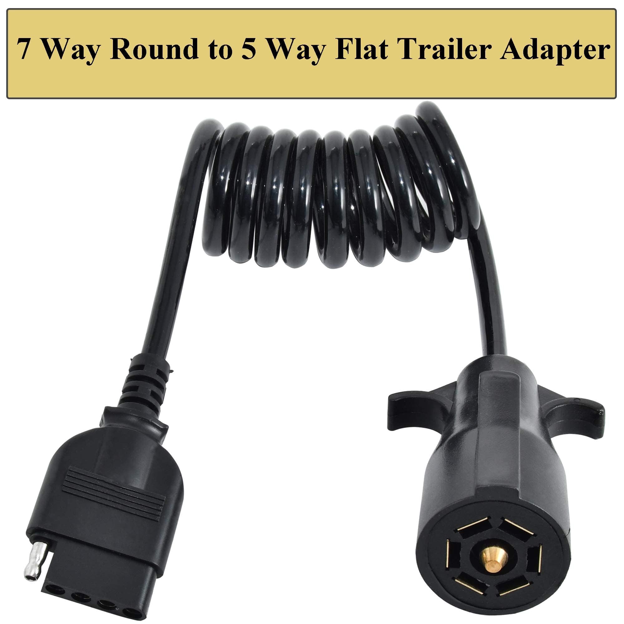 Oyviny 7-pin to 5-pin adapter with easy-grip hooks for simple plugging.