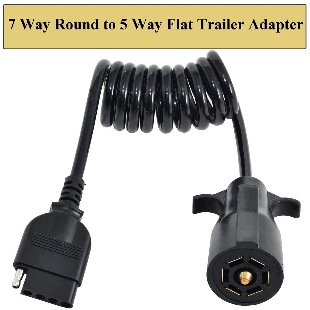 Oyviny 7-pin to 5-pin adapter with easy-grip hooks for simple plugging.