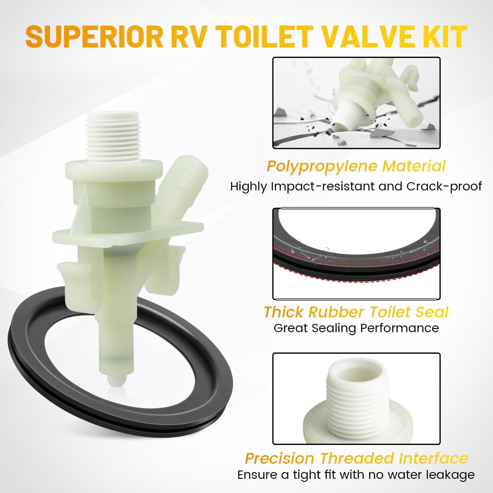 Oyviny freeze-resistant valve material designed for cold RV temps