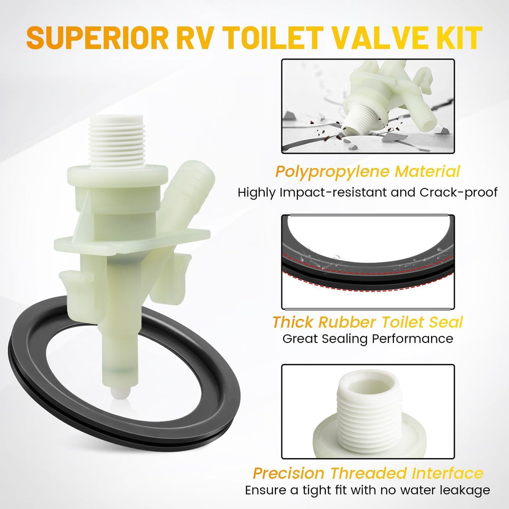 Oyviny freeze-resistant valve material designed for cold RV temps