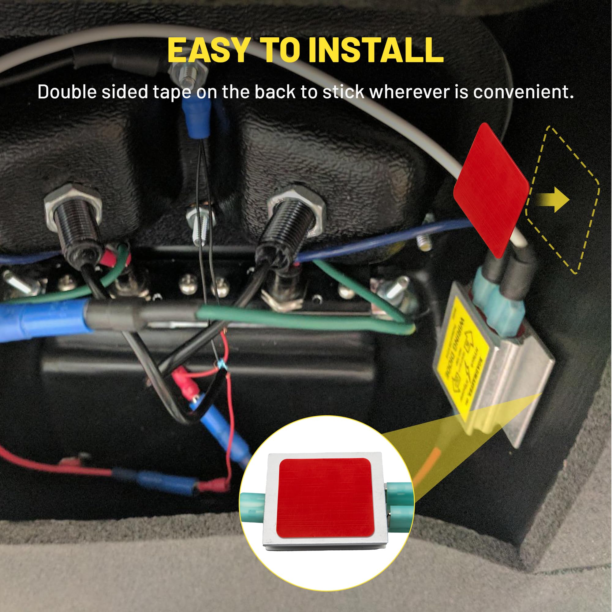 Efficient tow vehicle setup with isolation for safer signaling.