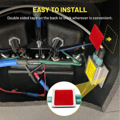 Efficient tow vehicle setup with isolation for safer signaling.