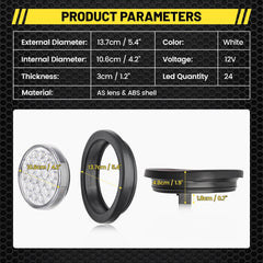 Oyviny IP65 waterproof trailer light protects against moisture and corrosion