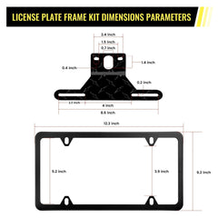 Oyviny license plate light holder bracket secures trailer lights for reliable signaling.