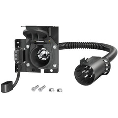 Oyviny Multi-Tow USCAR adapter showing dual 7-pin blade and 4-pin outputs for versatile towing.