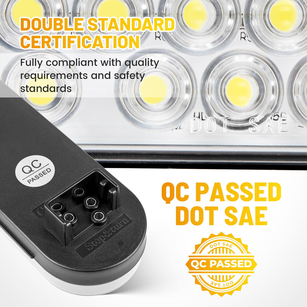 Oyviny flush-mount grommet design ensures light stays secure on rough roads.