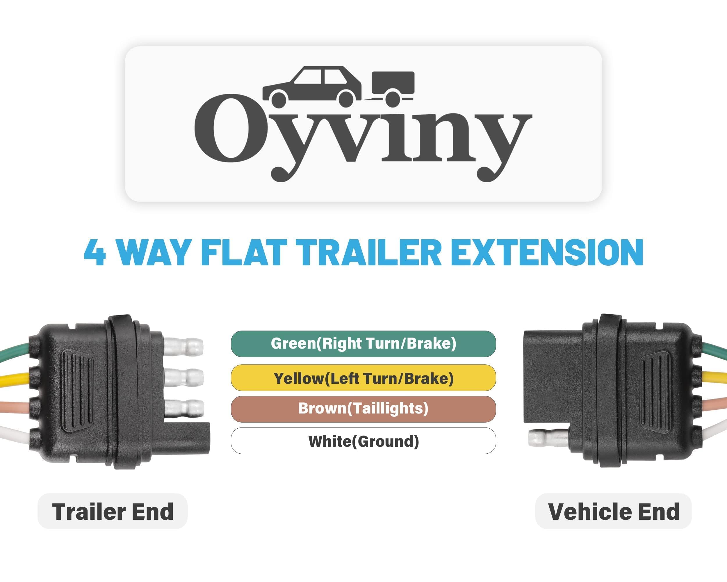 Oyviny plug-and-play trailer wiring installation requires no cutting or splicing.