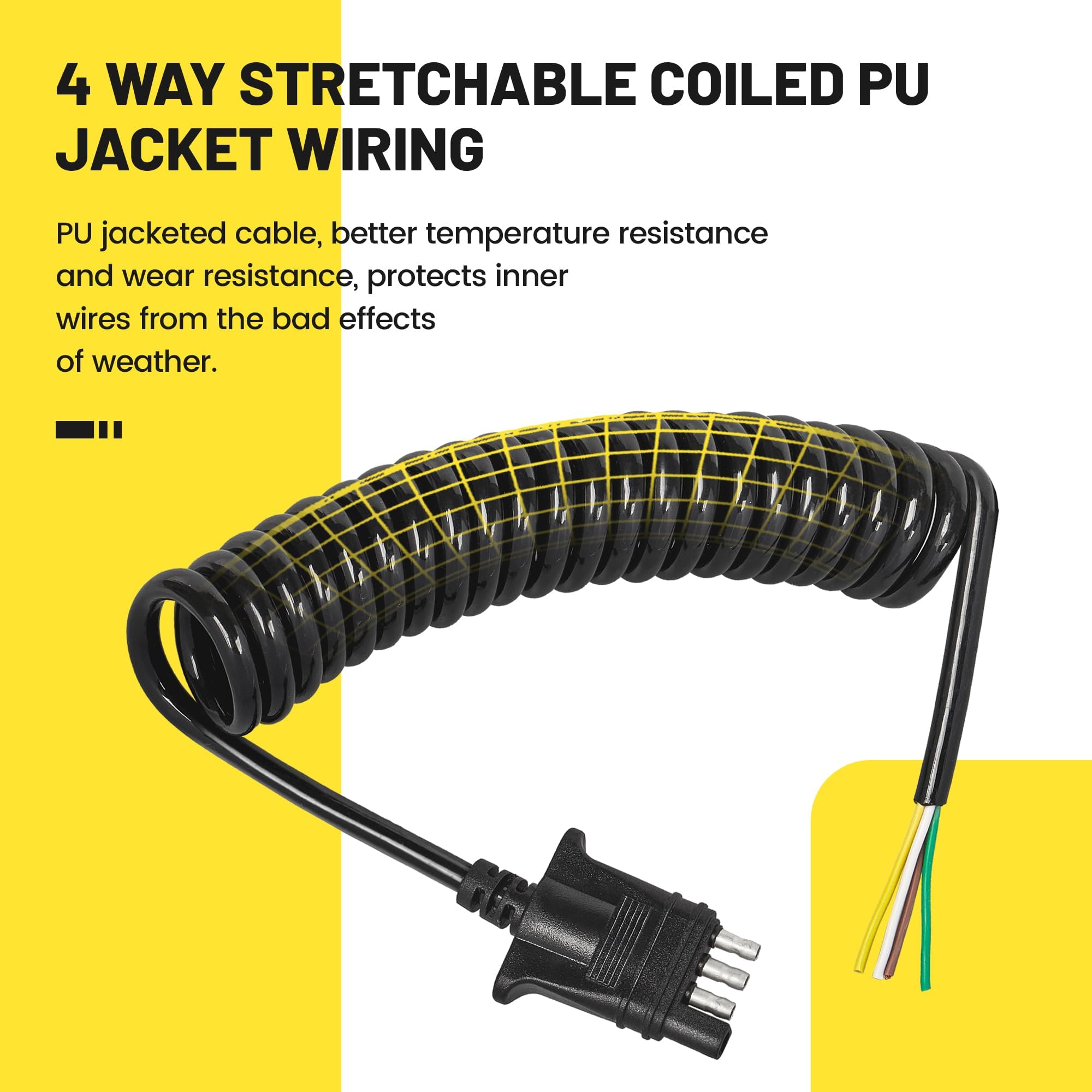 Oyviny pure copper wires offer reliable conductivity in trailer systems.