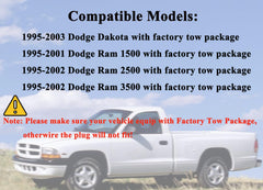 Oyviny Ram trailer harness with 4-flat connector for reliable lighting