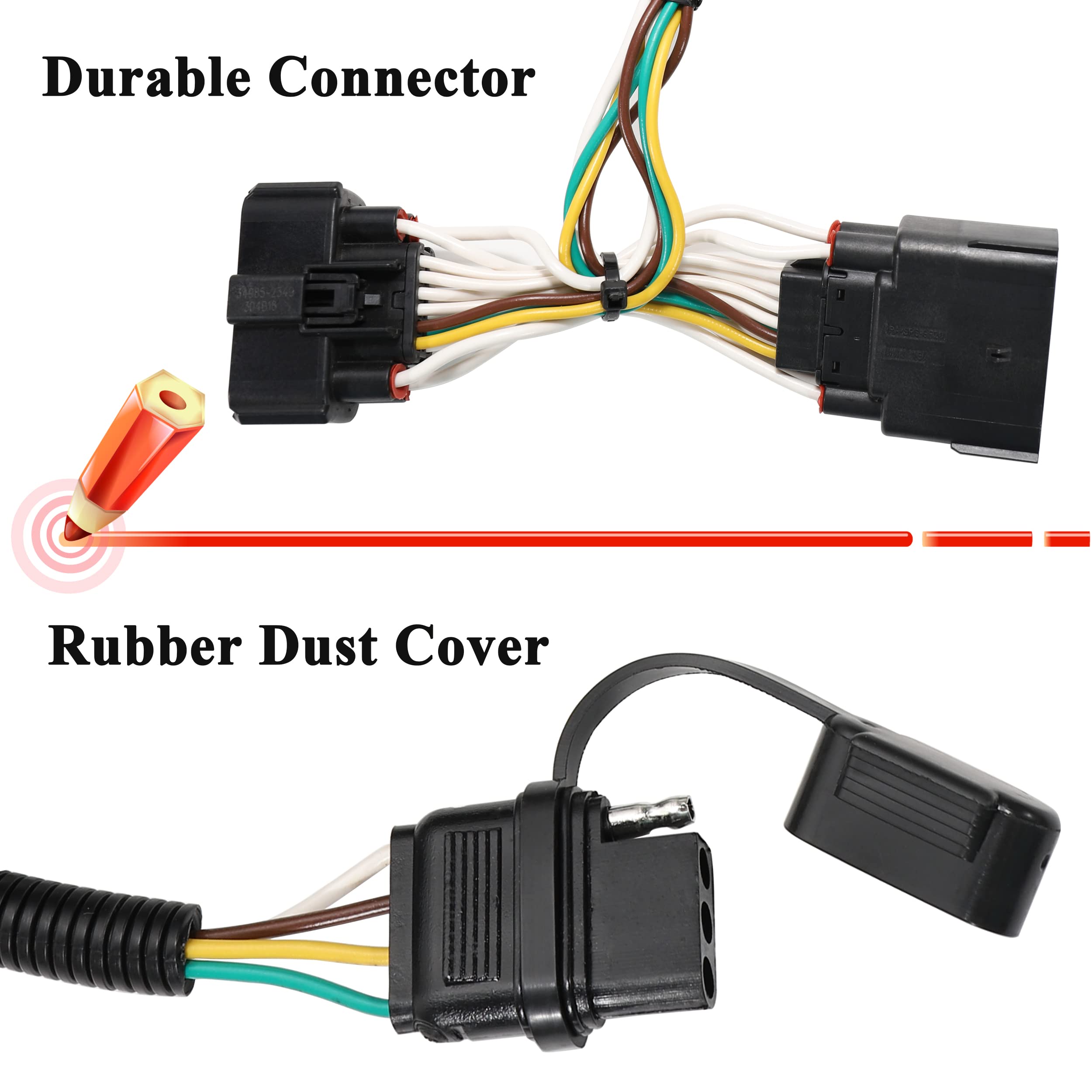 Oyviny rubber dust cover protects the 4-pin socket from water and dust.