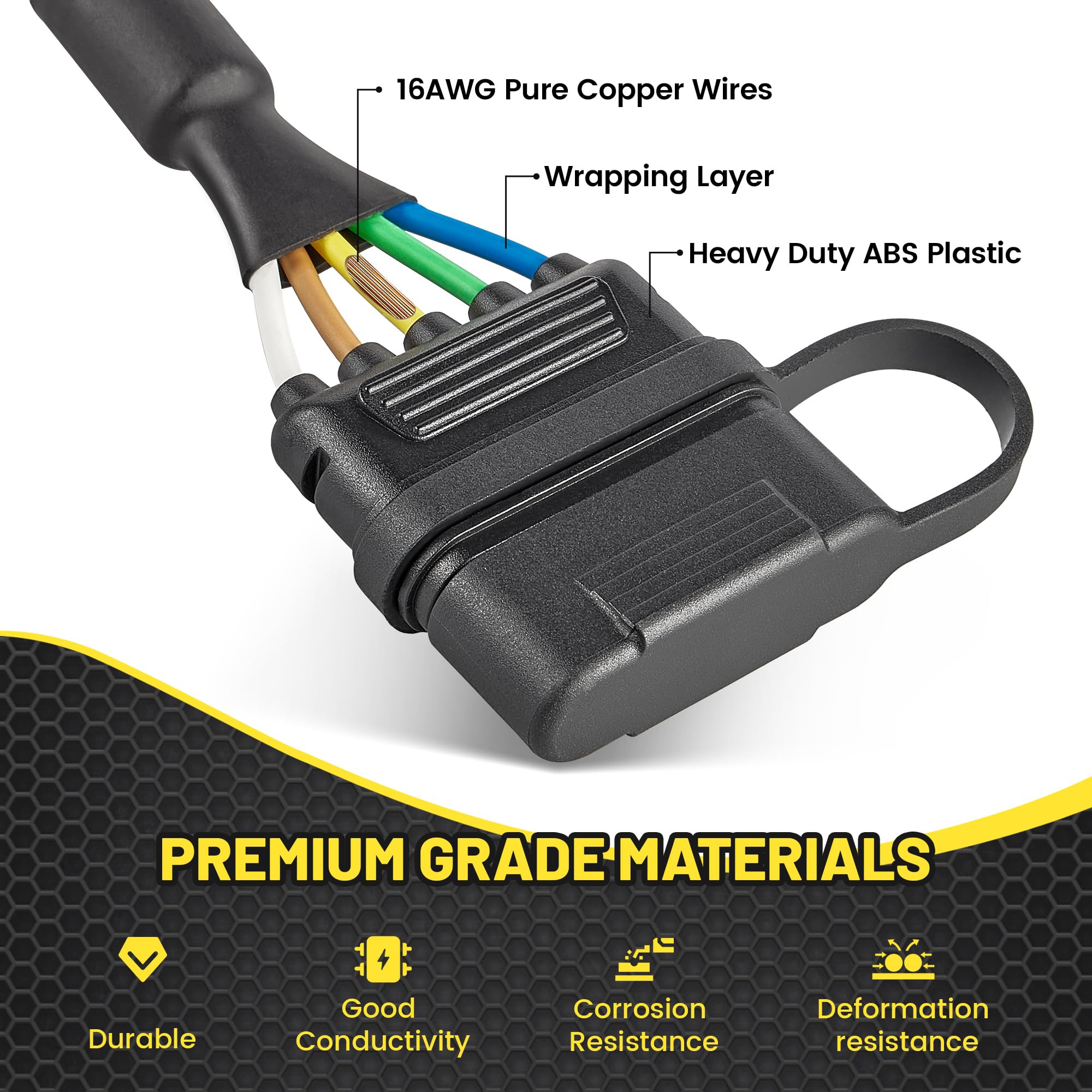 Oyviny rubber dust cover protecting terminals from water and dust