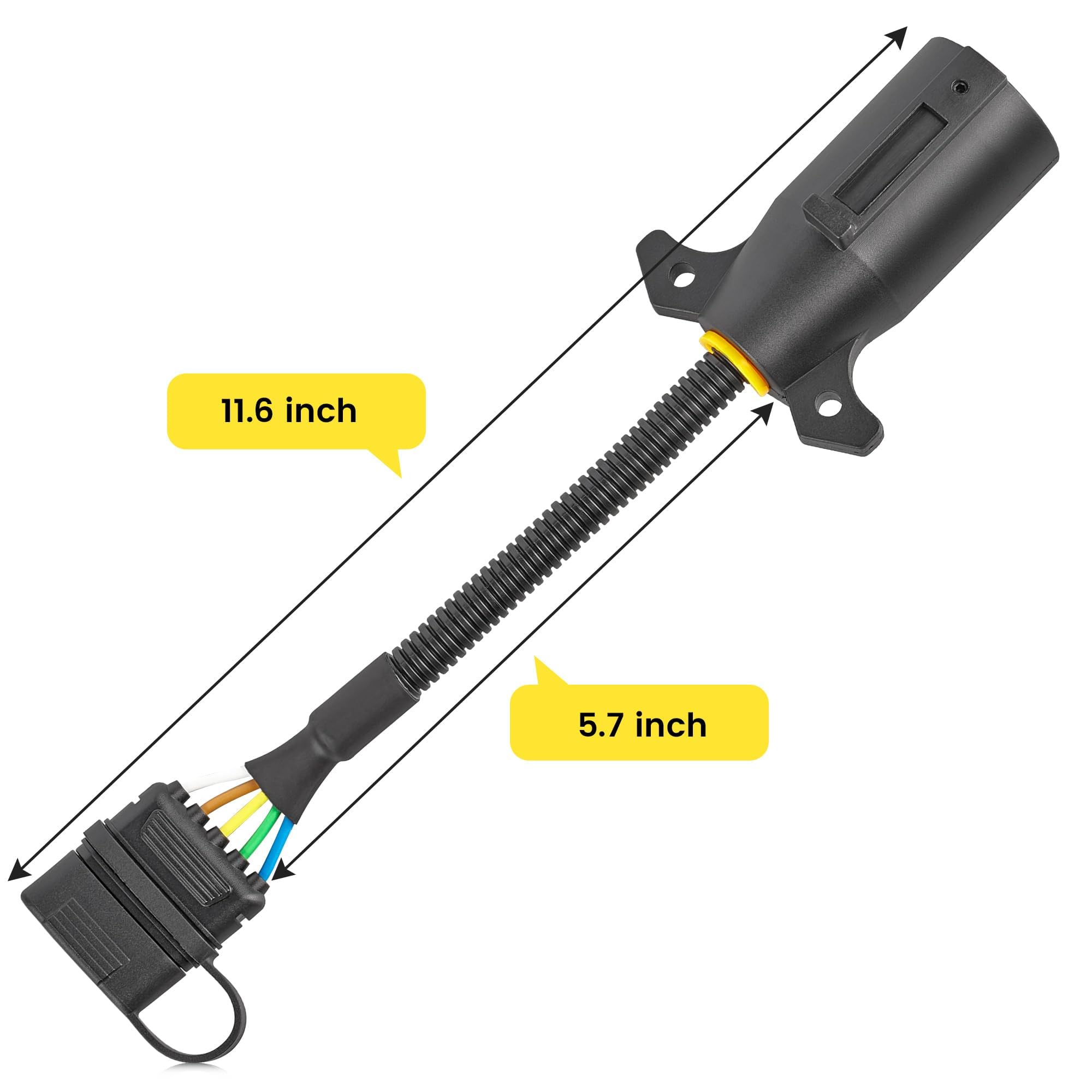 Oyviny RV blade 7 pin connector provides reliable vehicle to trailer connection