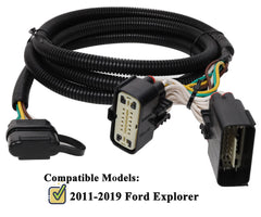 Oyviny trailer wiring harness installation enables quick plug-and-play setup.