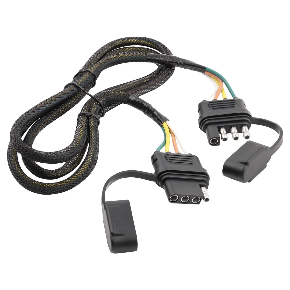 Oyviny 4-pin flat wiring harness connects vehicle and trailer taillights clearly.