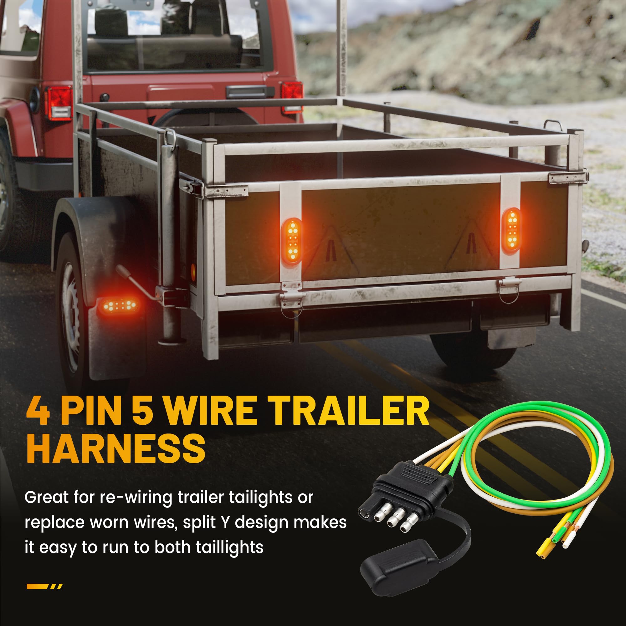 Oyviny wishbond harness wires bundle demonstrates organized wiring for tidy retrofits