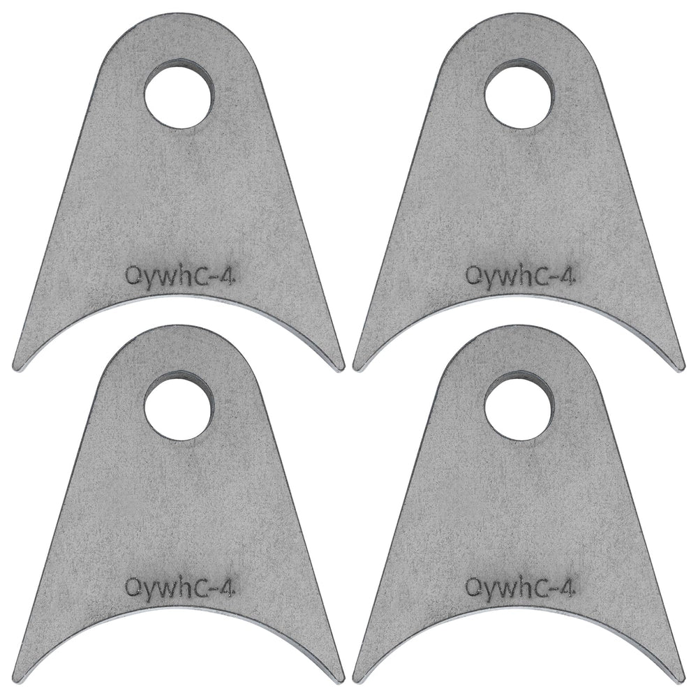OywhC weld-on tab half-inch hole for secure mounting and rugged use