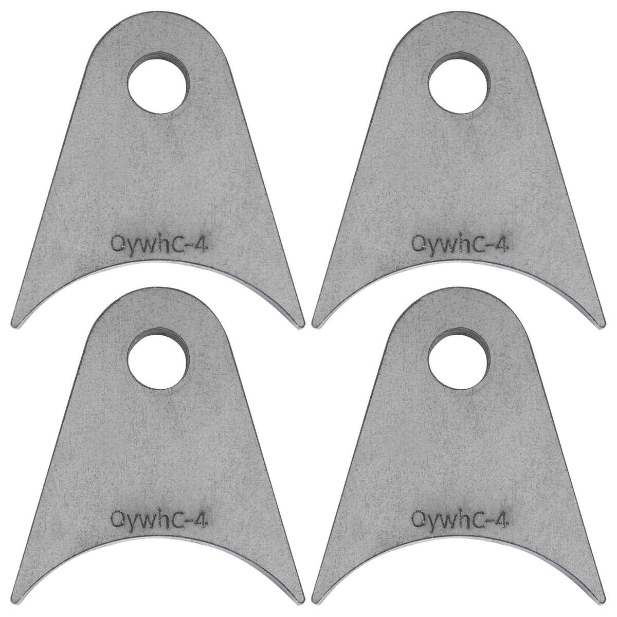 OywhC weld-on tab half-inch hole for secure mounting and rugged use