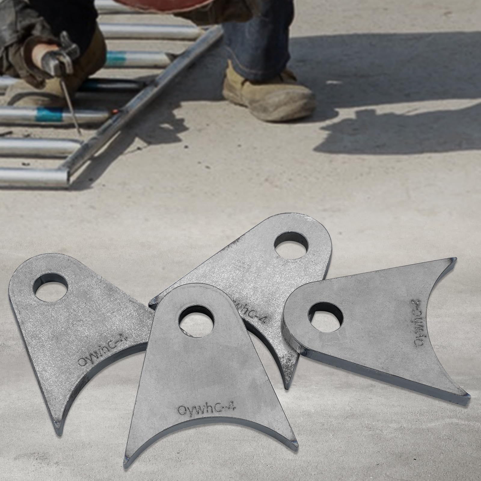 OywhC weld-on tab thickness 1/4 inch for solid welds