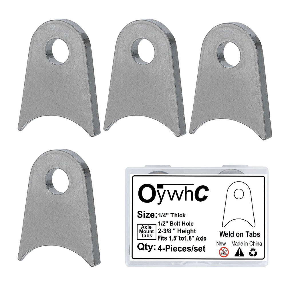 OywhC weld-on tabs universal design suitable for automotive and industrial use.