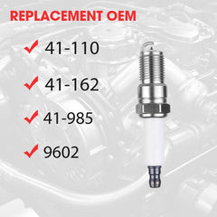 Ozikutech iridium spark plugs for Chevy/GMC compatibility support consistent ignition across V8s