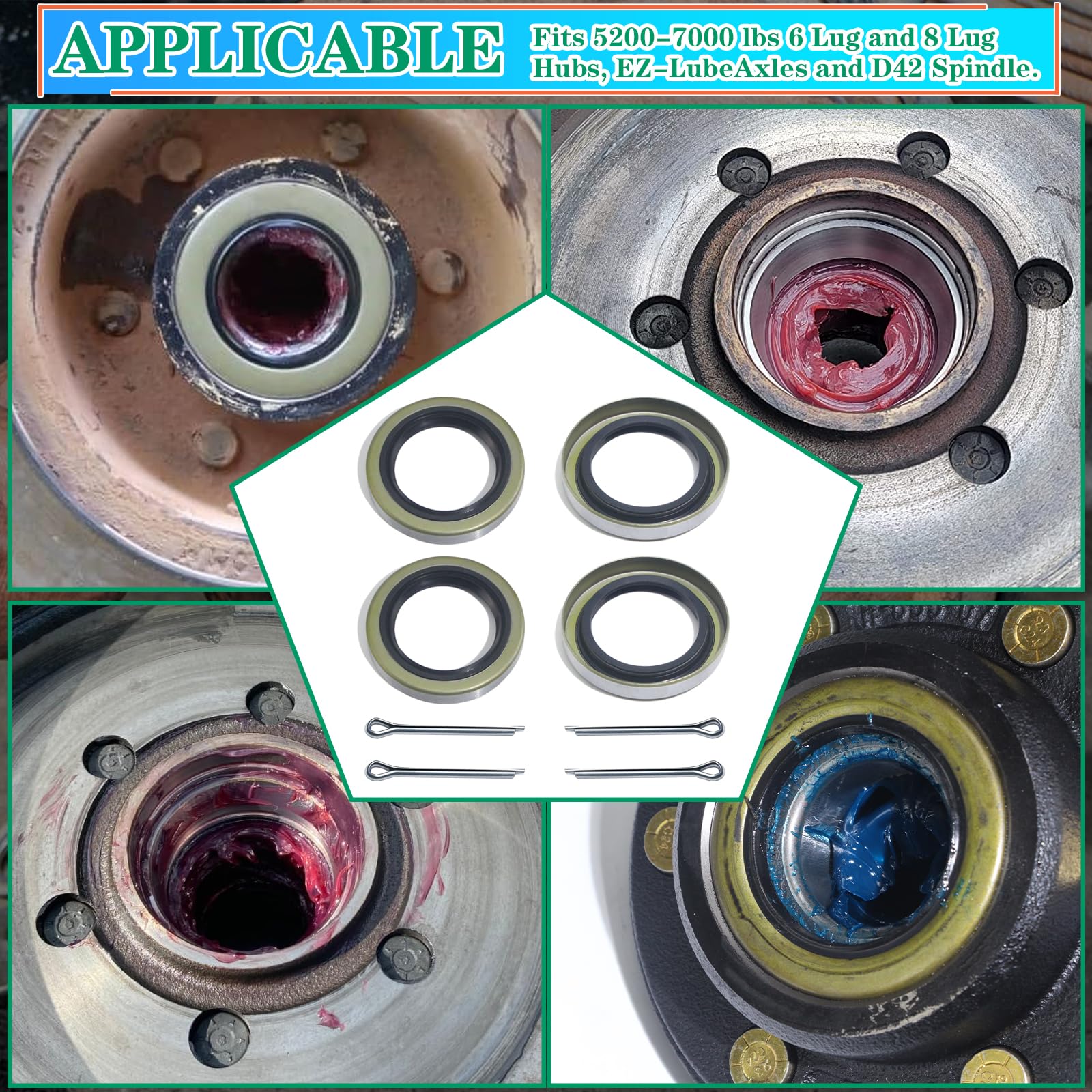 OZISENS EZ-Lube axle hub view with proper seal seating